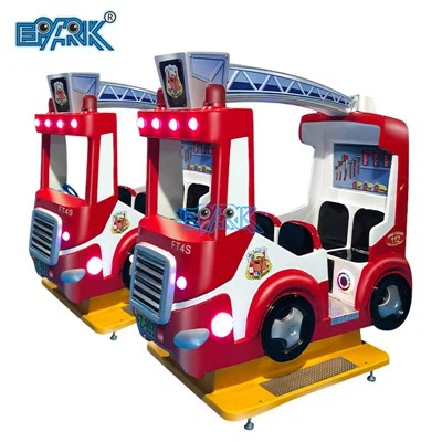 Kiddie Ride monetomis valdomas gaisrinis automobilis
